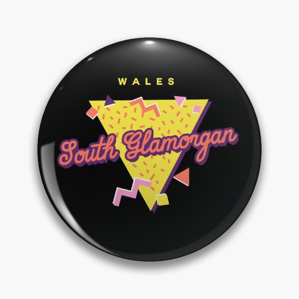 Item preview, Retro 90s Pop 'South Glamorgan' Vintage Wales designed and sold by dinosareforever.