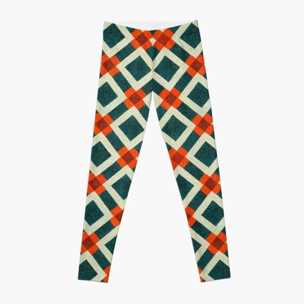 Dark Green and Black Skull Argyle Pattern Leggings – Cosplay