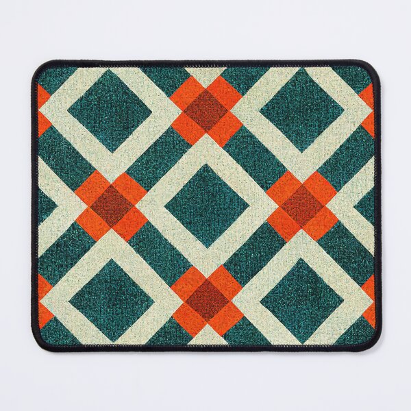 Item preview, Argyle in Teal and Orange designed and sold by Patternifico.
