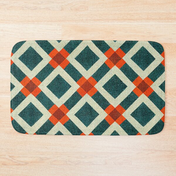 Item preview, Argyle in Teal and Orange designed and sold by Patternifico.