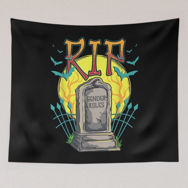 Item preview, RIP Gender Roles Halloween LGBT  designed and sold by animatedchasm50.