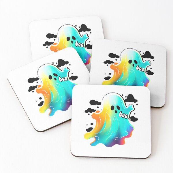 Item preview, Rainbow Ghost "boo" designed and sold by KOTOdesign.