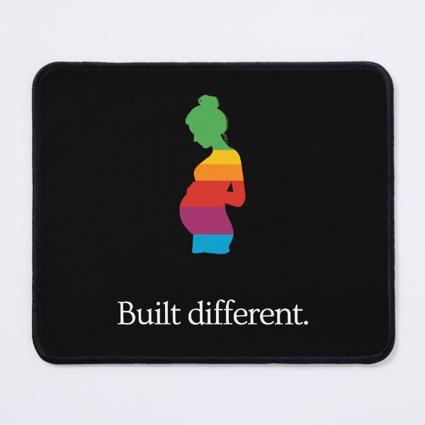 Item preview, Mothers Are Built Different - Pregnant Woman - Ad Parody (colorful) designed and sold by MillennialMemer.