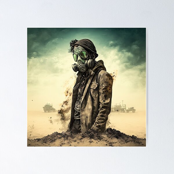 Item preview, Zombie soldier with gasmask designed and sold by mrlongfield.