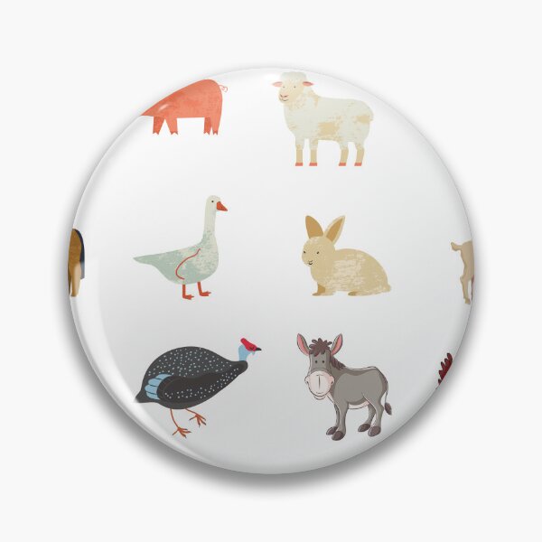 Item preview, farm animals sticker for kids learning  designed and sold by MichaelGrace.