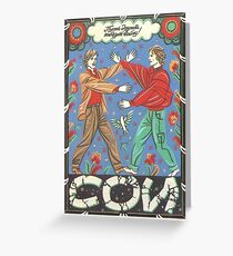 USSR CCCP Cold War Soviet Union Propaganda Posters Greeting Card