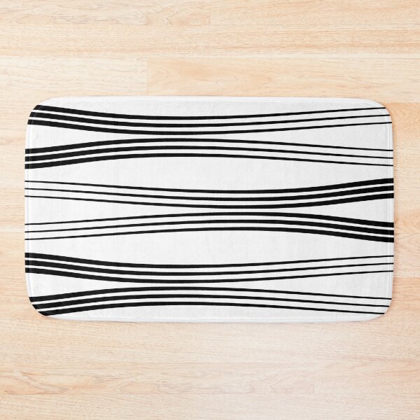 Item preview, Horizontal wavy lines - white designed and sold by BattaAnastasia.