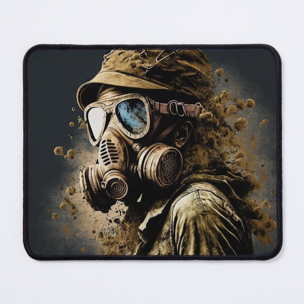 Item preview, Zombie soldier with gasmask designed and sold by mrlongfield.