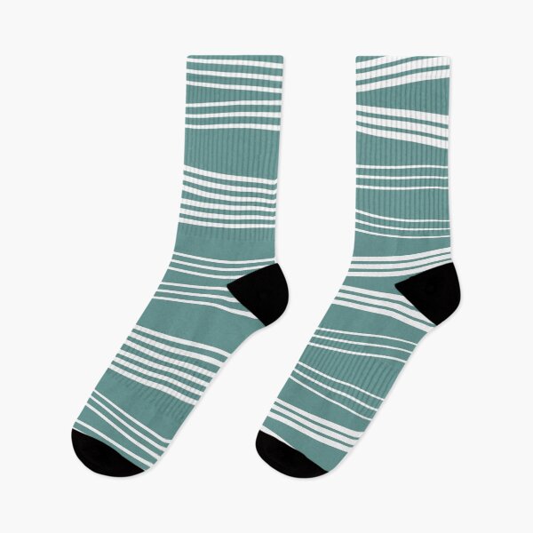 Item preview, Horizontal wavy lines - turquoise designed and sold by BattaAnastasia.