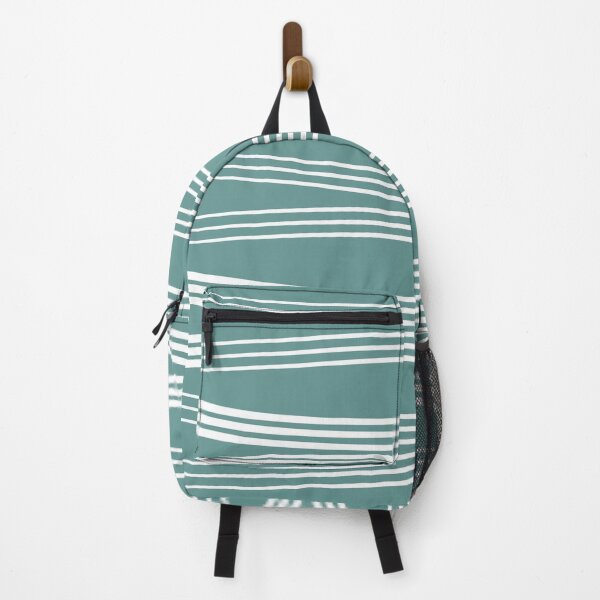 Item preview, Horizontal wavy lines - turquoise designed and sold by BattaAnastasia.