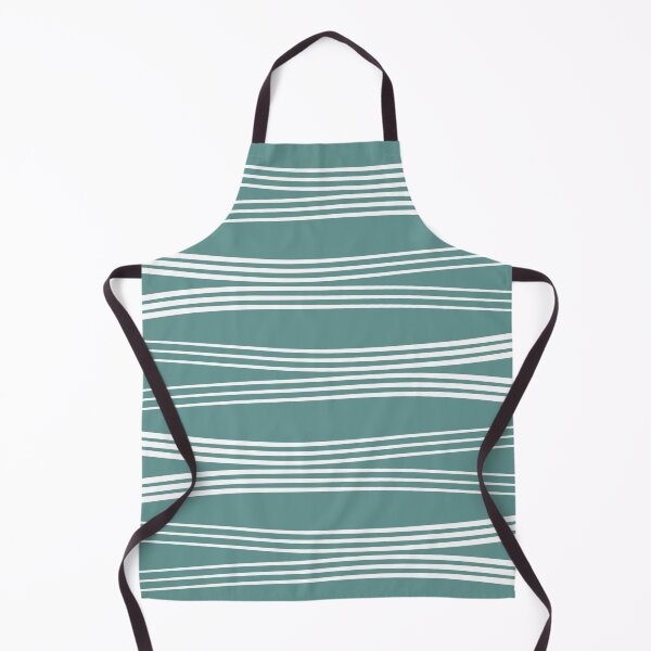 Item preview, Horizontal wavy lines - turquoise designed and sold by BattaAnastasia.