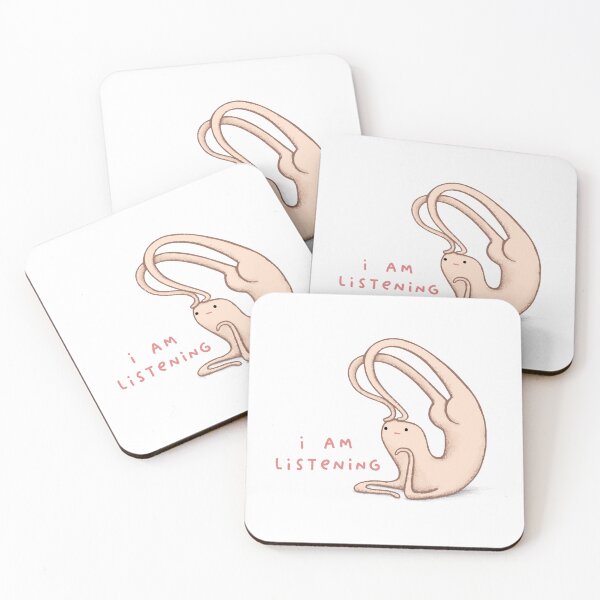 Item preview, Honest Blob is Listening designed and sold by SophieCorrigan.