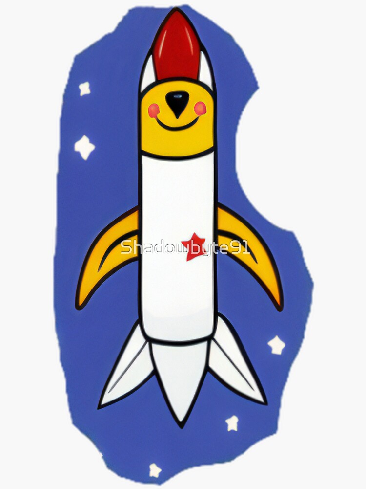 "Dog Rocket" Sticker for Sale by Shadowbyte91 Redbubble