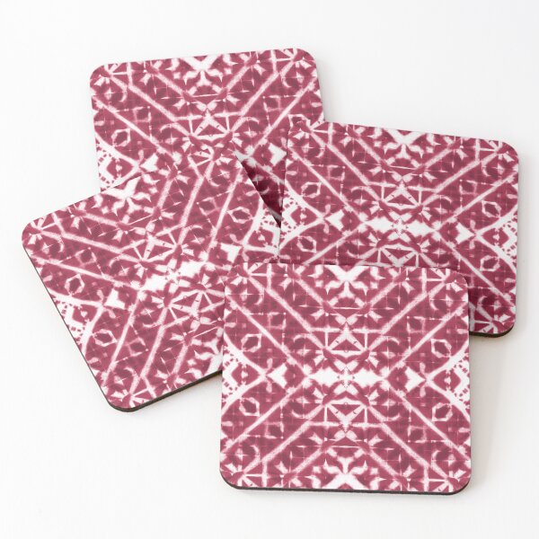 Item preview, Viva magenta and white hand painted shibori tie-dye designed and sold by marufemia.