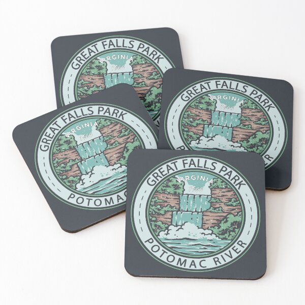 Item preview, Great Falls Park Virginia Badge designed and sold by KrisSidDesigns.