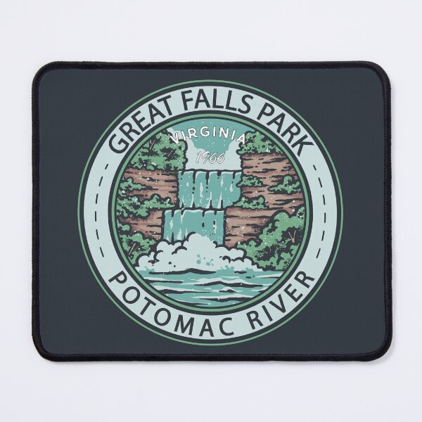 Item preview, Great Falls Park Virginia Badge designed and sold by KrisSidDesigns.