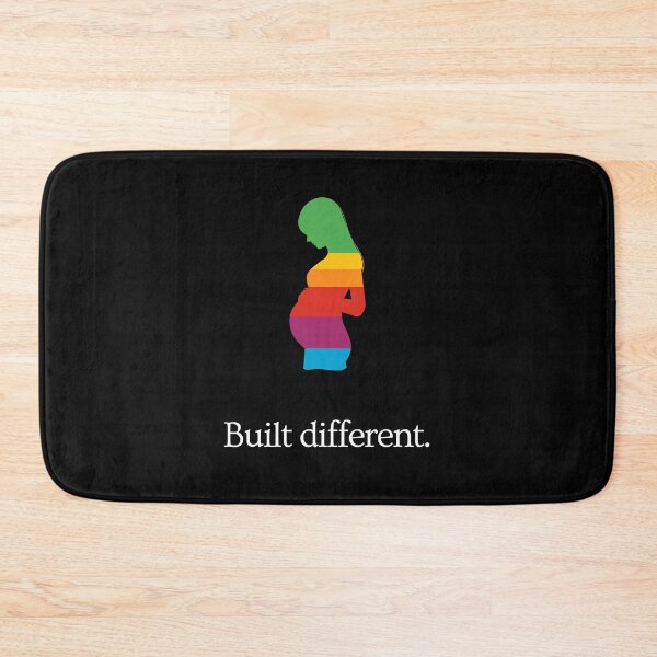 Item preview, Mothers Are Built Different - Pregnant Woman - Ad Parody - long hair (colorful) designed and sold by MillennialMemer.