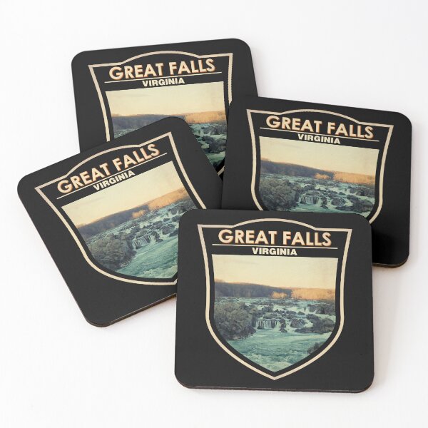 Item preview, Great Falls Park Virginia Vintage Badge designed and sold by KrisSidDesigns.