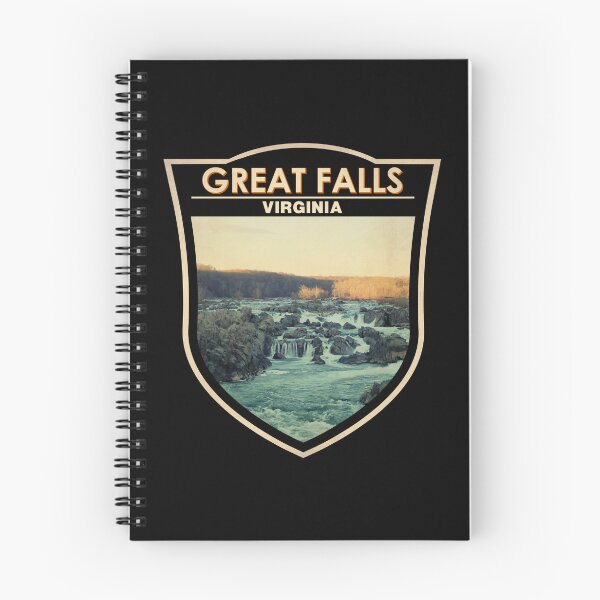 Item preview, Great Falls Park Virginia Vintage Badge designed and sold by KrisSidDesigns.