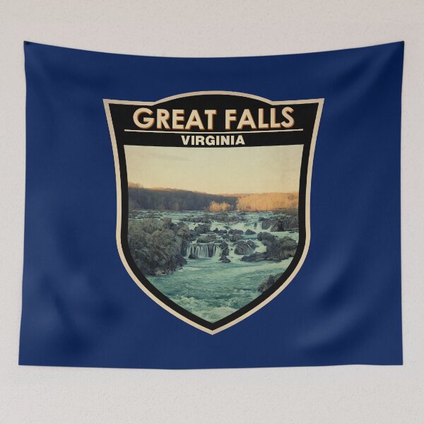 Item preview, Great Falls Park Virginia Vintage Badge designed and sold by KrisSidDesigns.