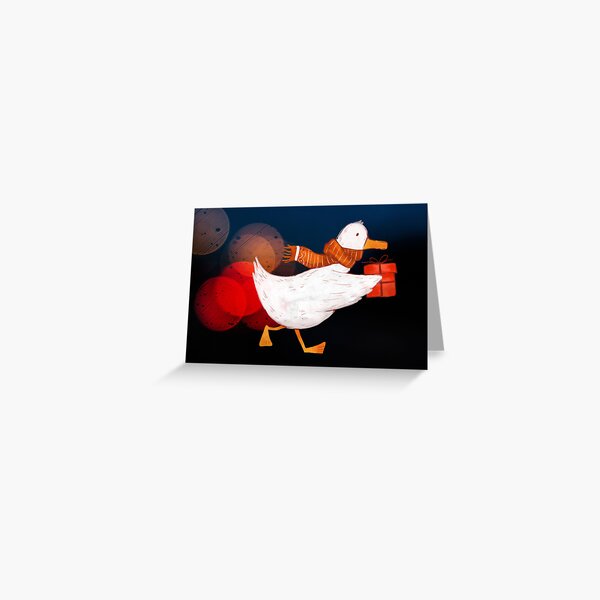 Item preview, Christmas duck  designed and sold by Time-To-Bloom.