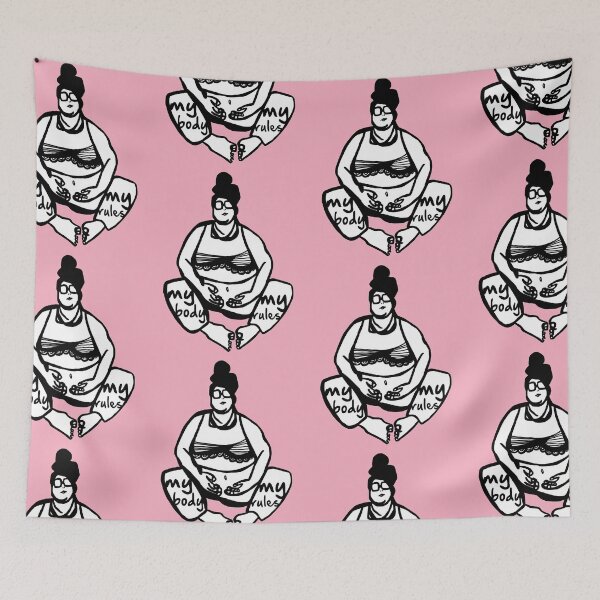 Item preview, My Body My Rules designed and sold by glumdrop.