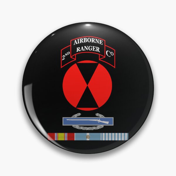 Item preview, 2nd Ranger Infantry Co - 7th ID SSI w CIB KOREA SVC X 300 designed and sold by Military Insignia Products.