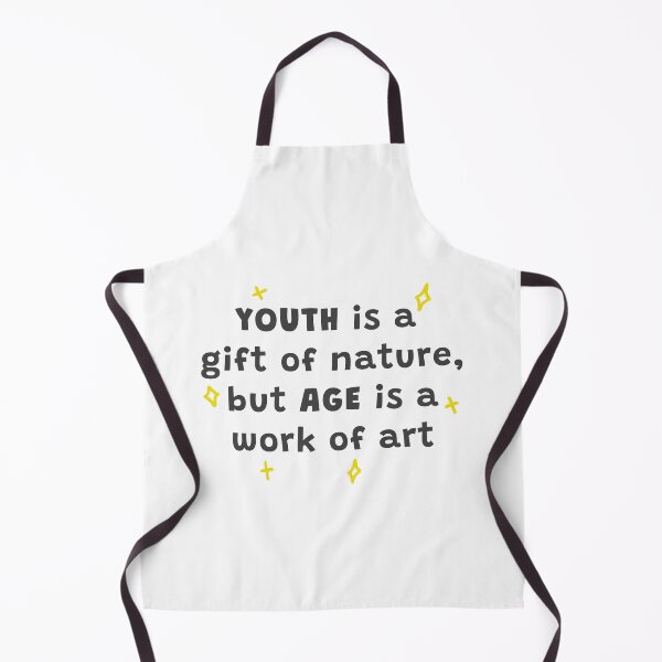 Item preview, Youth is a gift of nature, but age is a work of art designed and sold by HarshBrown.