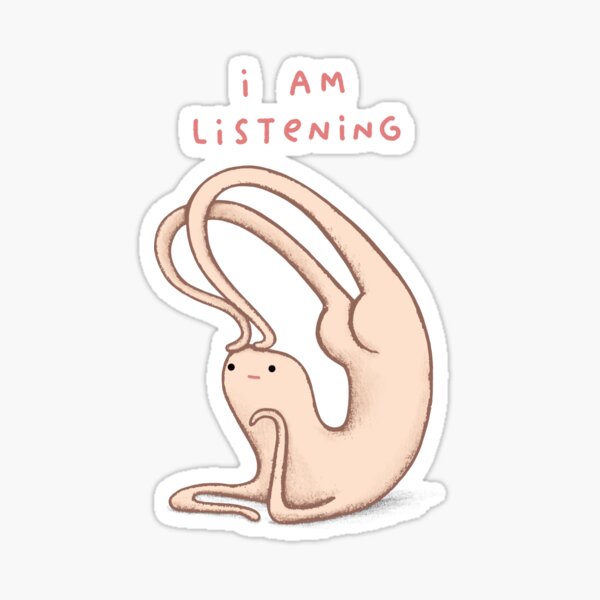 Item preview, Honest Blob is Listening designed and sold by SophieCorrigan.