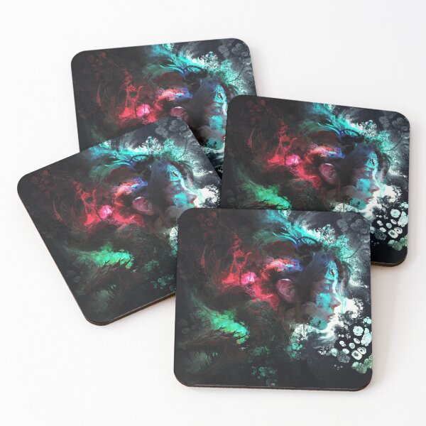Item preview, Una niña y un dragón, Acrylic Pour designed and sold by Dave Ng.