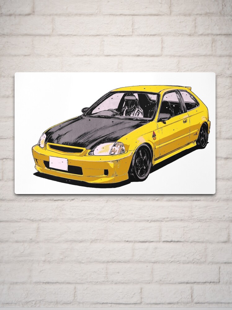 Initial D' Poster, picture, metal print, paint by ND Fat