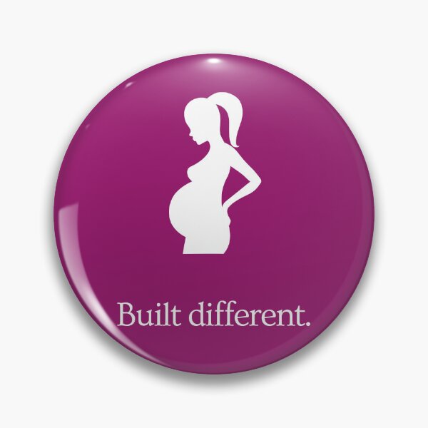 Item preview, Mothers Are Built Different - Pregnant Woman - Ad Parody - Ponytail designed and sold by MillennialMemer.