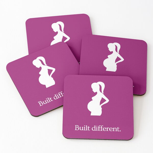 Item preview, Mothers Are Built Different - Pregnant Woman - Ad Parody - Ponytail designed and sold by MillennialMemer.