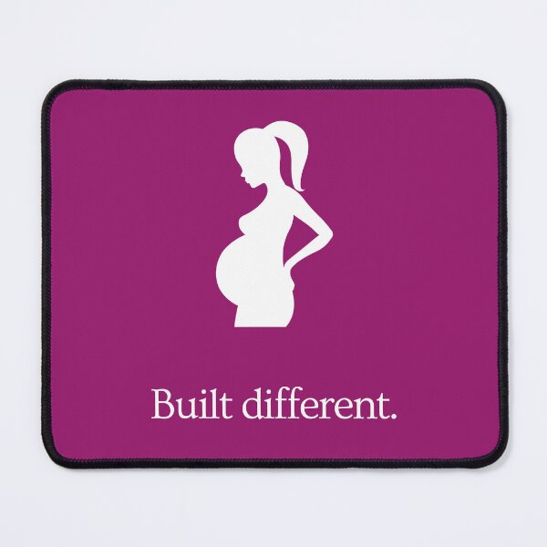 Item preview, Mothers Are Built Different - Pregnant Woman - Ad Parody - Ponytail designed and sold by MillennialMemer.