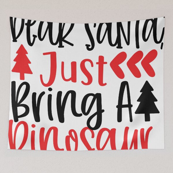 Item preview, Dear Santa just bring a dinosaur designed and sold by potchidesigns.
