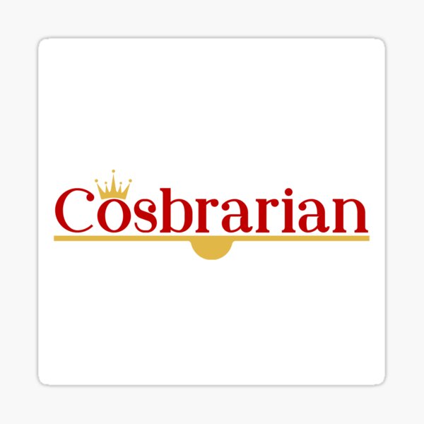 Cosbrarian Sticker