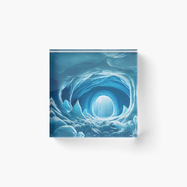 Item preview, Ice Cave ecosystem with ice frost stalactites designed and sold by justinasv775.