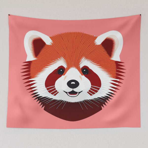 Artikelvorschau, Rot ist meine Lieblingsfarbe - Roter Panda entworfen und verkauft von MAV-Arts.