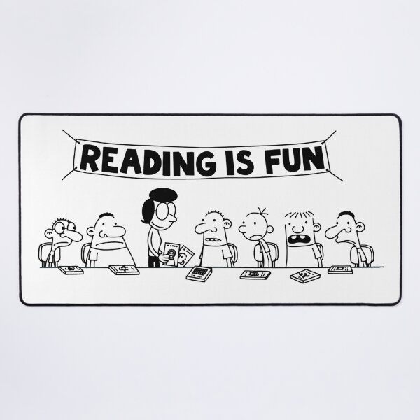 Item preview, READING IS FUN: Diary of a Wimpy Kid designed and sold by cheapfan.