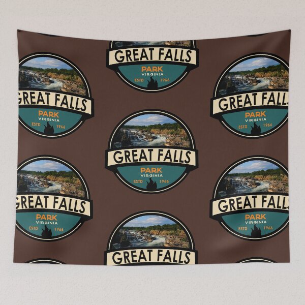 Item preview, Great Falls Park Virginia Emblem designed and sold by KrisSidDesigns.