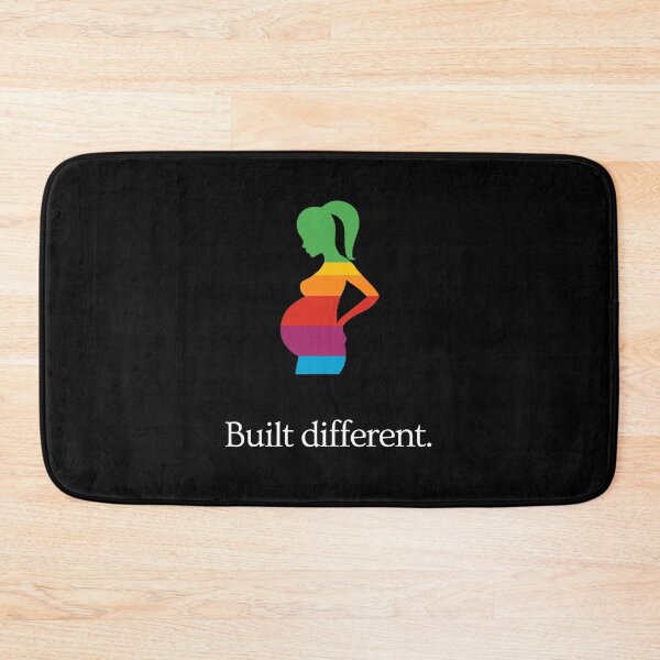Item preview, Mothers Are Built Different - Pregnant Woman - Ad Parody - Ponytail (colorful) designed and sold by MillennialMemer.