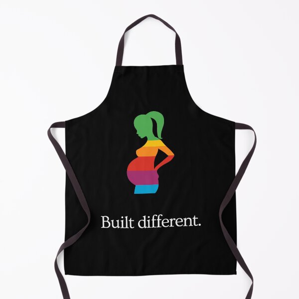 Item preview, Mothers Are Built Different - Pregnant Woman - Ad Parody - Ponytail (colorful) designed and sold by MillennialMemer.