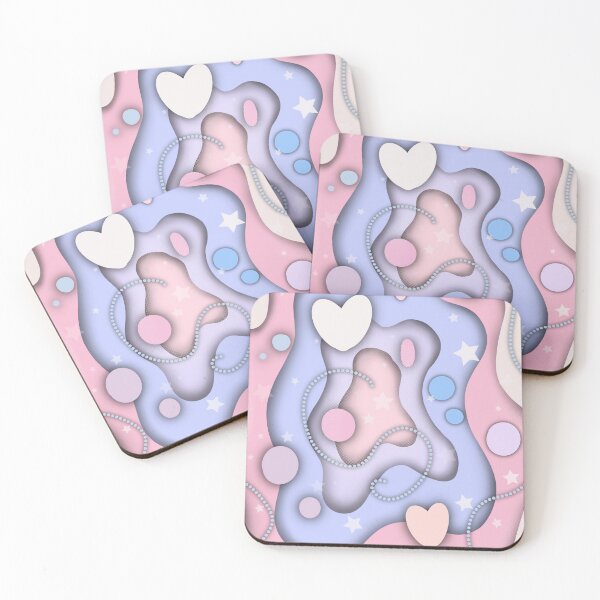 Item preview, Pastel Paper Cut Art designed and sold by NadyaOrangeKiss.