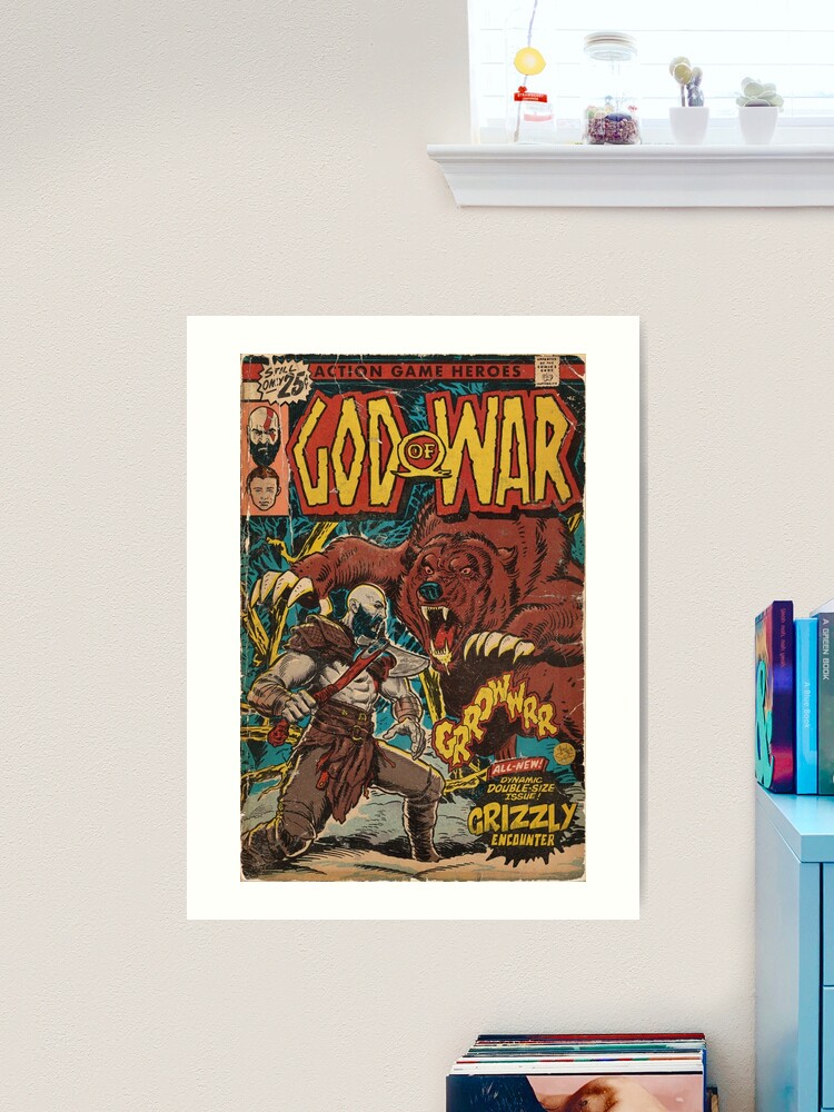 God of War Ragnarök Comic book cover Fan Art Poster for Sale by  MarkScicluna