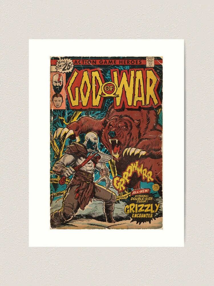 God Of War Ragnarok Ilustrated Combat Thor and Kratos comic style Art  Board Print for Sale by BlackThunder Store