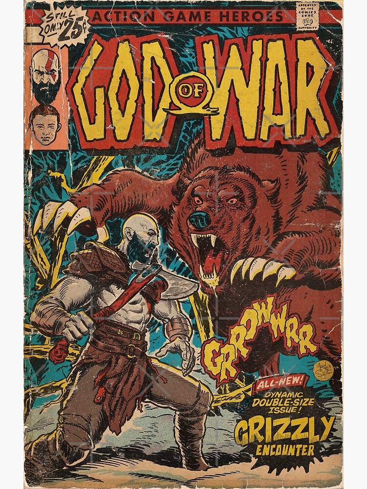 God of War Ragnarök Comic book cover Fan Art Poster for Sale by  MarkScicluna