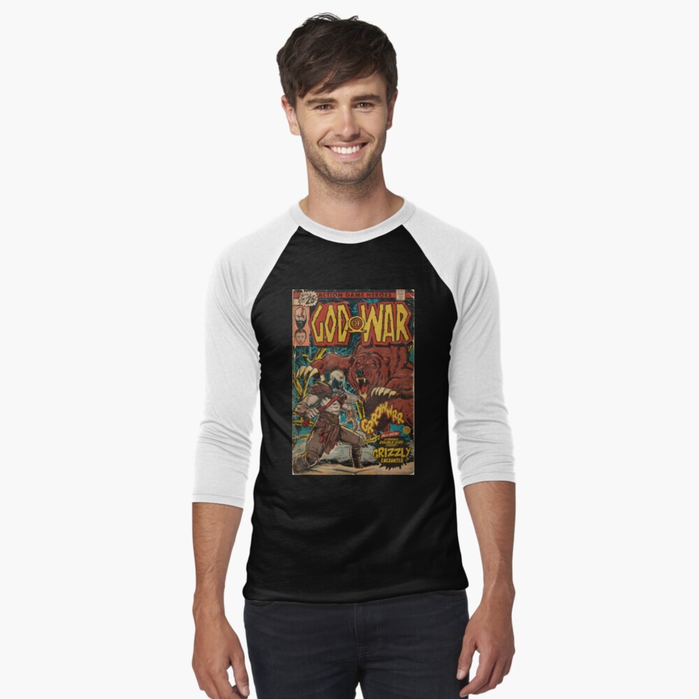 Item preview, Baseball ¾ Sleeve T-Shirt designed and sold by MarkScicluna.