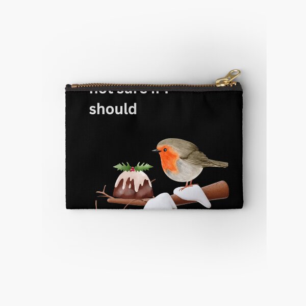Item preview, Troubled Birds, Robin Christmas Pudding Dilemma Winter Design designed and sold by t1n3333.