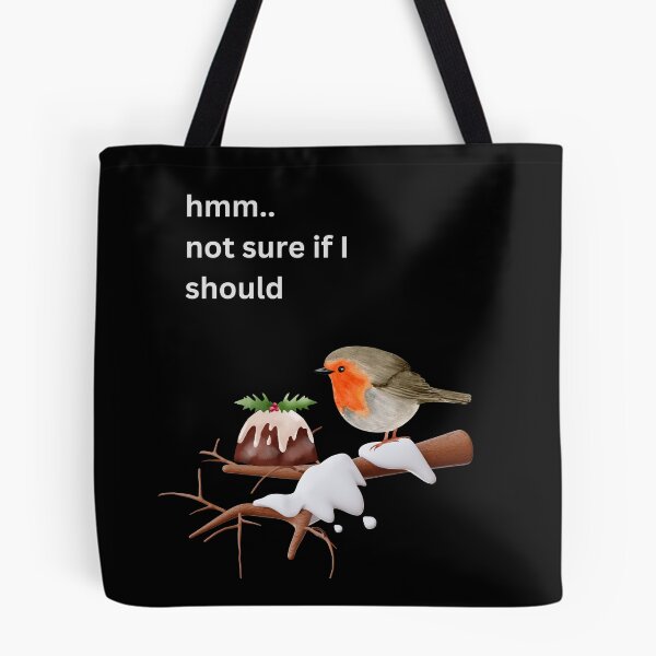 Item preview, Troubled Birds, Robin Christmas Pudding Dilemma Winter Design designed and sold by t1n3333.