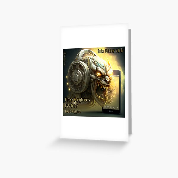 Free Ringtones Logo by Tale Teller Club Orchestra Art by iServalan CDM Music Track Greeting Card